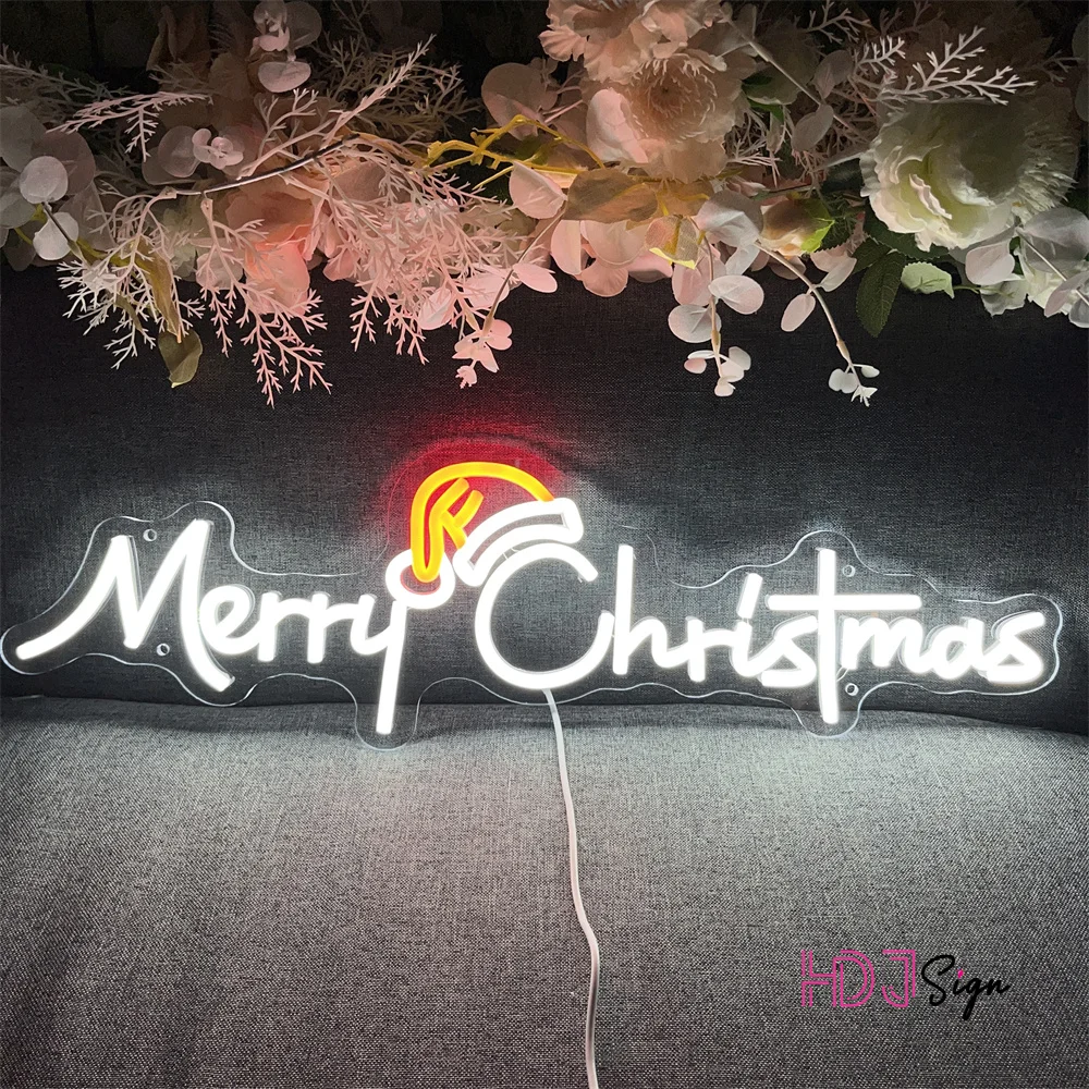 Merry Christmas Custom Neon Sign LED Light Suitable For Couple Home Kid's Bedroom Cafe Store Personalized Wall Decor Gift
Merry Christmas Custom Neon Sign LED Light Suitable For Couple Home Kid's Bedroom Cafe Store Personalized Wall Decor Gift