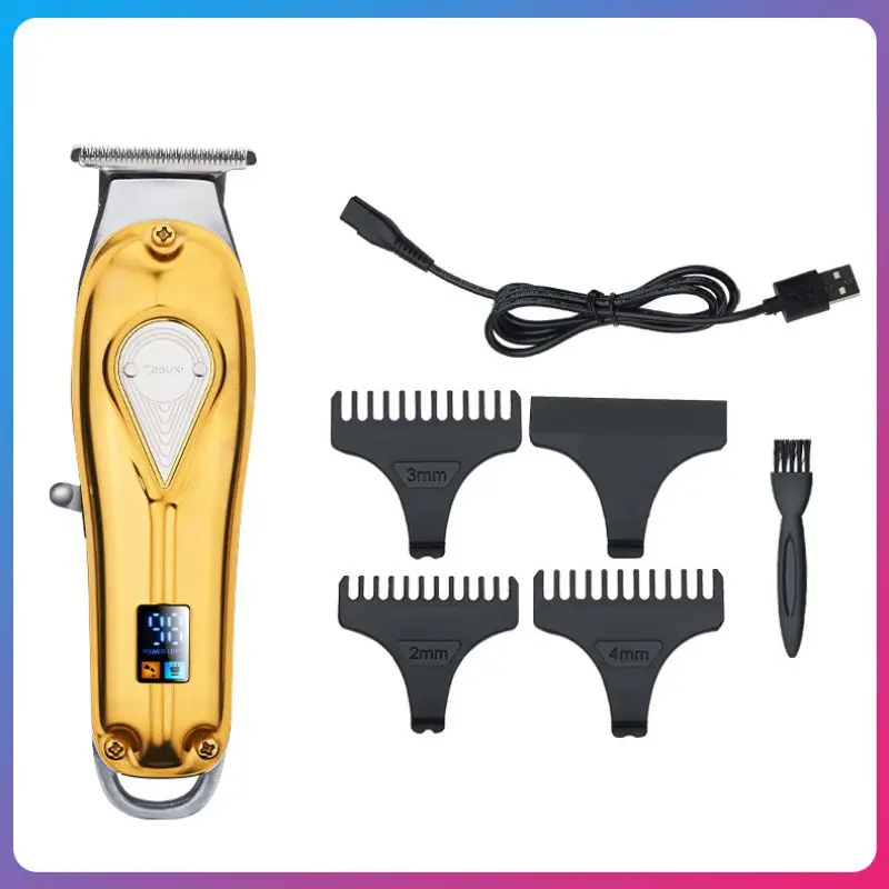 1 Pcs Portable Metal Electric Hair Clipper Set Professional T-shaped External Cordless Trimmer Waterproof Wireless Rechargeable
1 Pcs Portable Metal Electric Hair Clipper Set Professional T-shaped External Cordless Trimmer Waterproof Wireless Rechargeable