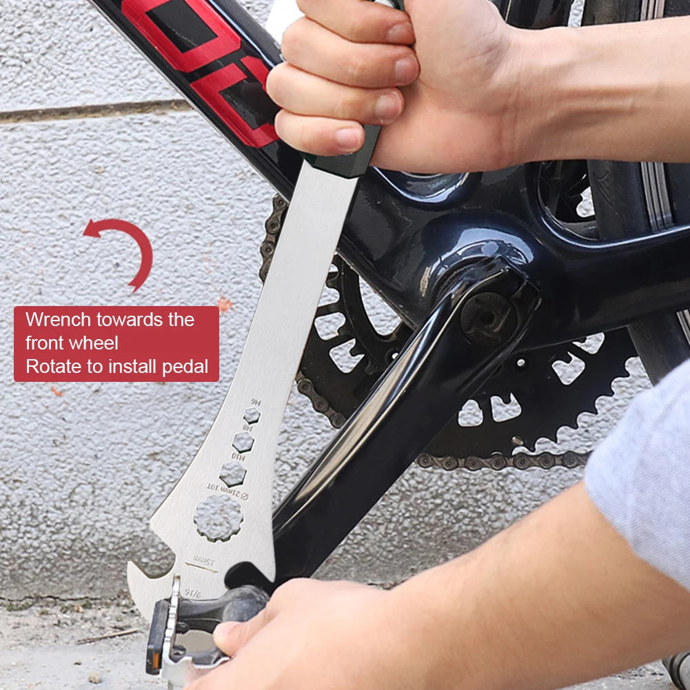 MTB Road Bicycle Lock Pedal Wrench 10T Pedal Disassembly Tool Stainless Steel Bike Pedal Spanner Cycling Repair Tool For Shimano
MTB Road Bicycle Lock Pedal Wrench 10T Pedal Disassembly Tool Stainless Steel Bike Pedal Spanner Cycling Repair Tool For Shimano