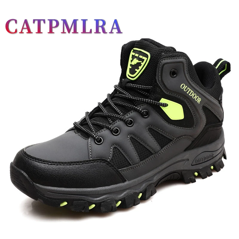 Classic Mountaineering Boots Mens High Top Wearable Men Hiking Gym Shoes Spring Leather Hard-Wearing Outdoors Brand Men Shoes
Classic Mountaineering Boots Mens High Top Wearable Men Hiking Gym Shoes Spring Leather Hard-Wearing Outdoors Brand Men Shoes