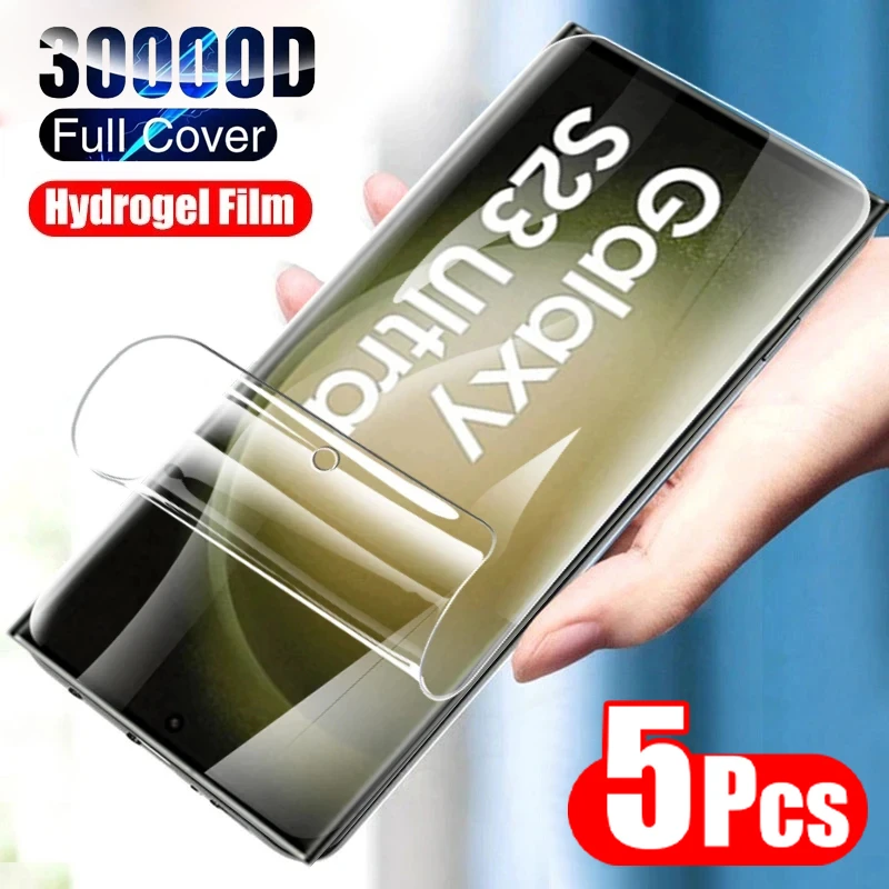 5Pcs Hydrogel Film For Samsung Galaxy S23 Ultra S22 S21 Plus S20 FE A54 S10 Screen Protector For Galaxy Note 20 Ultra 10 Plus
5Pcs Hydrogel Film For Samsung Galaxy S23 Ultra S22 S21 Plus S20 FE A54 S10 Screen Protector For Galaxy Note 20 Ultra 10 Plus