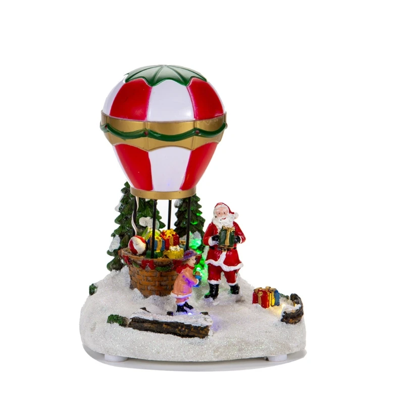 Creative LED Christmas Balloon Ornament Resin Desktop Ornament Music Box Ornament Figurine Statue For Home
Creative LED Christmas Balloon Ornament Resin Desktop Ornament Music Box Ornament Figurine Statue For Home