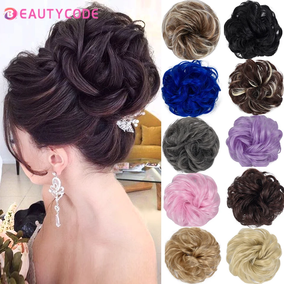 BEAUTYCODE Synthetic Women Chignon Hair Elastic Hair Bun Wrap On Messy Bun Ponytails Curly Scrunchy Chignon For Women
BEAUTYCODE Synthetic Women Chignon Hair Elastic Hair Bun Wrap On Messy Bun Ponytails Curly Scrunchy Chignon For Women