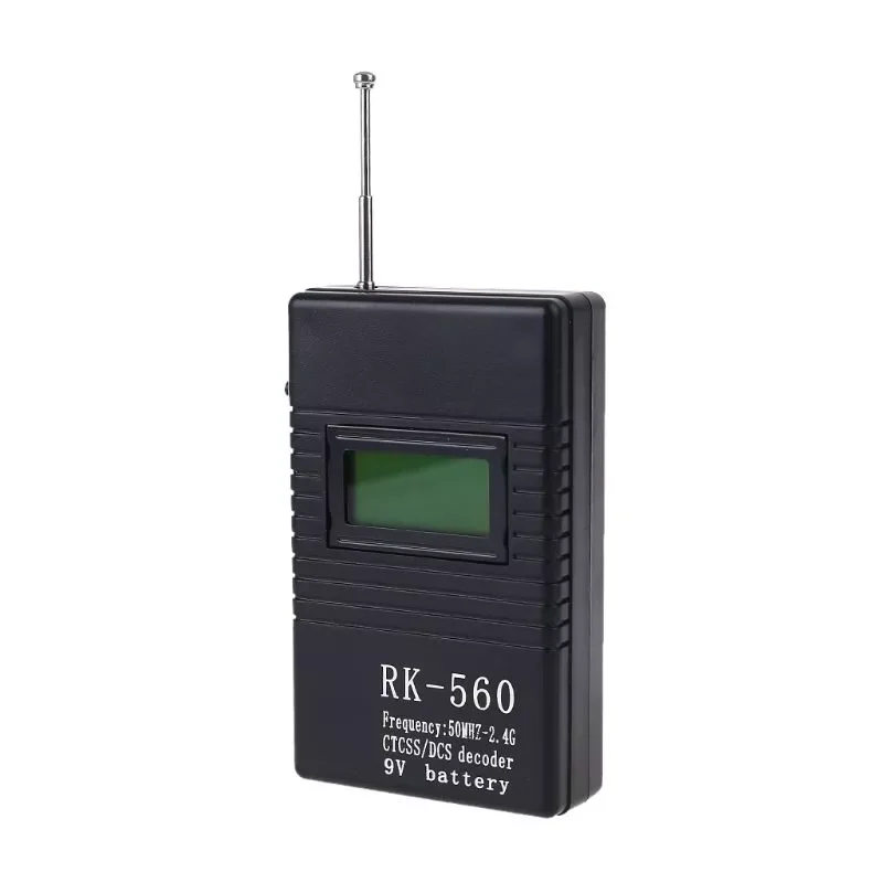 RK560 Portable 50MHz-2.4GHz Handheld Frequency Counter with Antenna for DCS CTCSS Walkie Talkie Radio
RK560 Portable 50MHz-2.4GHz Handheld Frequency Counter with Antenna for DCS CTCSS Walkie Talkie Radio