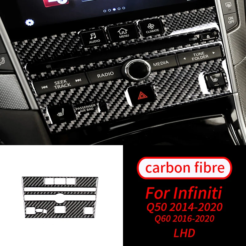 Консоль из углеродного волокна для Infiniti Q50 Q60 2013-2020, 1 шт. 
Консоль из углеродного волокна для Infiniti Q50 Q60 2013-2020, 1 шт.