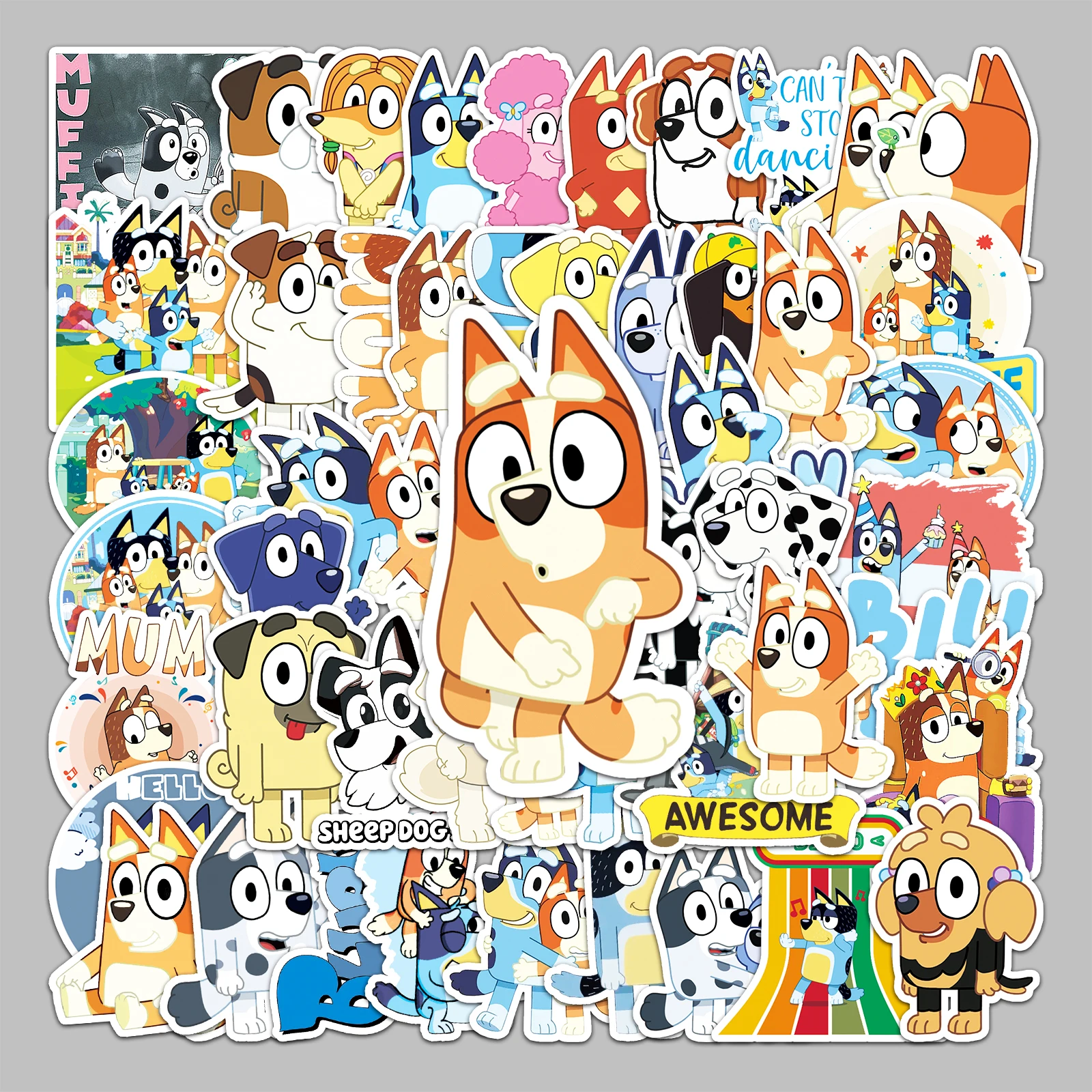 Blue Bingo Dog Sticker Children Family Puzzle Adventure Animation Toys Waterproof Sticker Gift for Kids
Blue Bingo Dog Sticker Children Family Puzzle Adventure Animation Toys Waterproof Sticker Gift for Kids