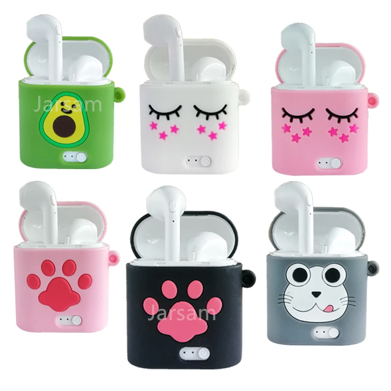 Hot Sale Cartoon Headphones Bluetooth 5.0 Earphones Wireless Headsets Stereo Bass Earbuds In-ear Sport Waterproof Headphone
Hot Sale Cartoon Headphones Bluetooth 5.0 Earphones Wireless Headsets Stereo Bass Earbuds In-ear Sport Waterproof Headphone