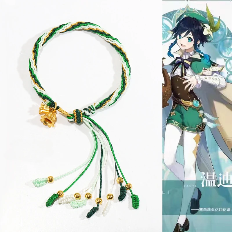 Anime Genshin Impact Women Bracelet Xiao Traveler Zhongli Hutao Cosplay Hand Woven Chain Metal Little Pendant Fashion Gift
Anime Genshin Impact Women Bracelet Xiao Traveler Zhongli Hutao Cosplay Hand Woven Chain Metal Little Pendant Fashion Gift