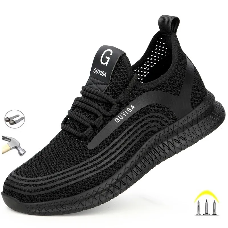 Men's Summer Breathable Mesh Wear-Resistant Steel Head Puncture Resistant Safety Work Anti-Skid Sneakers
Men's Summer Breathable Mesh Wear-Resistant Steel Head Puncture Resistant Safety Work Anti-Skid Sneakers