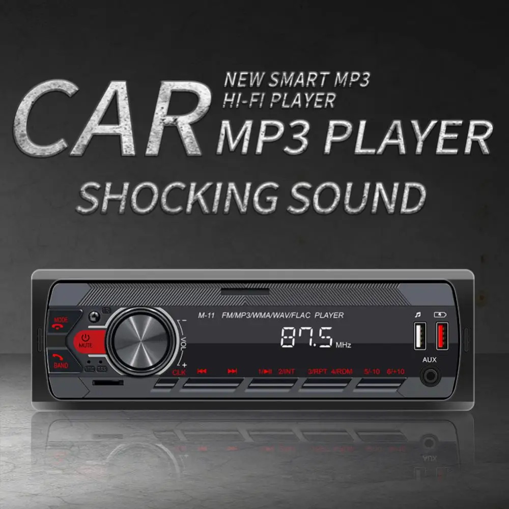 Voice Assistant Car Multimedia Player 2900 Usb Fm Autoradio Aux Player Multifunctional Colored Lights Remote Control Mp3 Player
Voice Assistant Car Multimedia Player 2900 Usb Fm Autoradio Aux Player Multifunctional Colored Lights Remote Control Mp3 Player