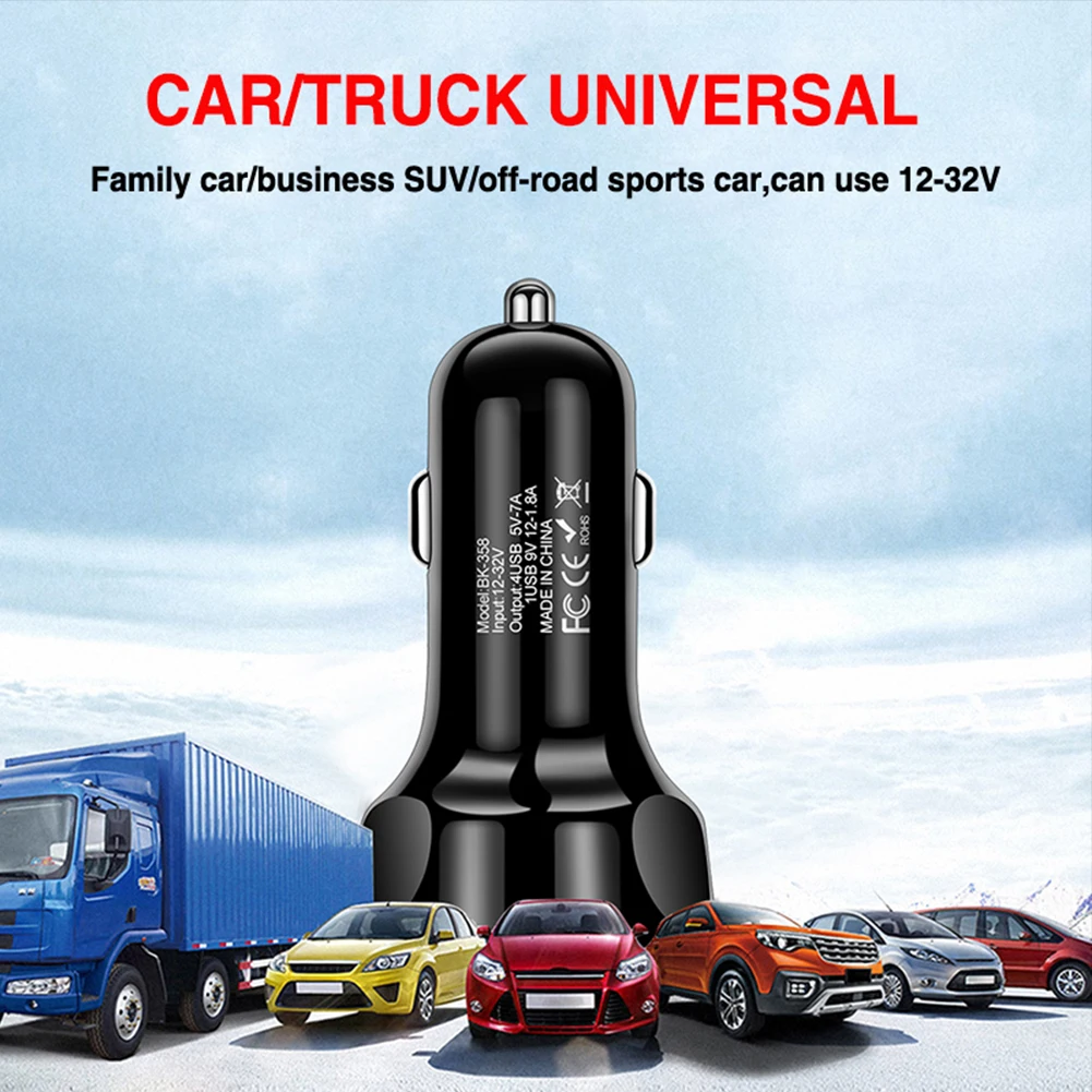 For Phone Universal Car Charger Fast Charger Adapter Car Accessories 12-24V 4 USB Port QC 3.0 Super Quick Charge
For Phone Universal Car Charger Fast Charger Adapter Car Accessories 12-24V 4 USB Port QC 3.0 Super Quick Charge
