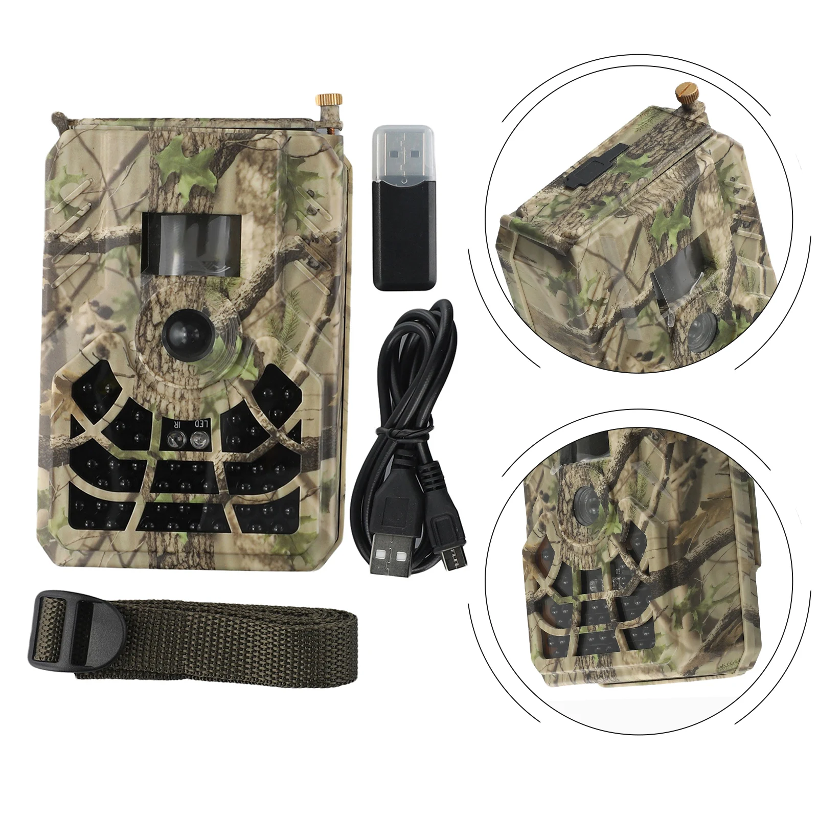 Уличная камера видеонаблюдения высокой четкости, разрешение изображения 12 МП, видео 640*480 30FPS, простота в эксплуатации, камуфляжный дизайн
Уличная камера видеонаблюдения высокой четкости, разрешение изображения 12 МП, видео 640*480 30FPS, простота в эксплуатации, камуфляжный дизайн