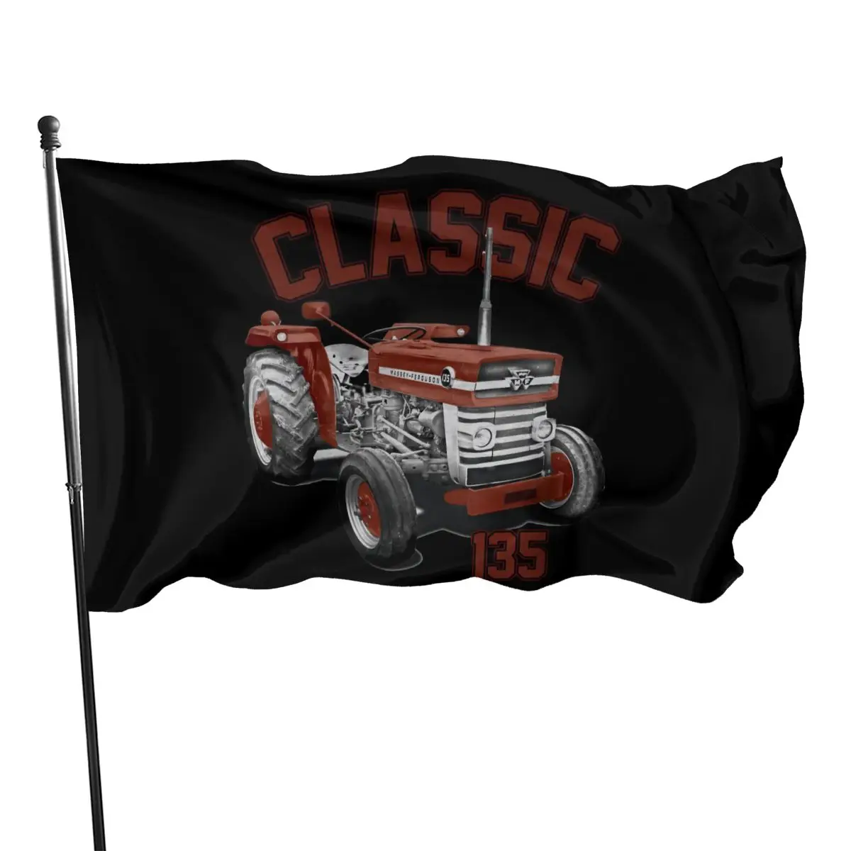 

Classic Tractors Massey Ferguson 135 Classic Tractor Inspired Summer Retro Slogan Funny More Colors Flag flags 3x5