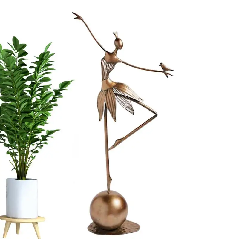 Dancing Girl Garden Sculpture Ornament Waterproof Metal Statue Dancing Girl Figurine For Rooms Fields Parks Hotels Decoration
Dancing Girl Garden Sculpture Ornament Waterproof Metal Statue Dancing Girl Figurine For Rooms Fields Parks Hotels Decoration
