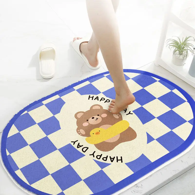 Brown Bear Ins style Cartoon Floor Mat Entrance Bathroom Door Absorbent Mat Bedroom Carpet Non-slip Mat
Brown Bear Ins style Cartoon Floor Mat Entrance Bathroom Door Absorbent Mat Bedroom Carpet Non-slip Mat