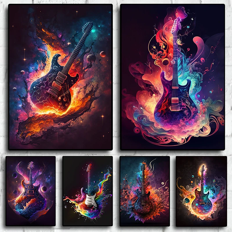 80s Retro Neon Guitar GamePad Series Pictures For Game Room Living Sofa Wall Art Home Decor Canvas Painting Print Posters Gift
80s Retro Neon Guitar GamePad Series Pictures For Game Room Living Sofa Wall Art Home Decor Canvas Painting Print Posters Gift