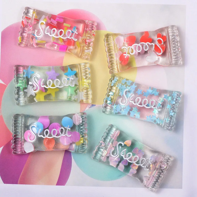 10pcs Resin Transparent Candy Simulation Dessert Cute Sweet Kawaii Decorative Phone Case Decoration Lovely Jewelry Accessories
10pcs Resin Transparent Candy Simulation Dessert Cute Sweet Kawaii Decorative Phone Case Decoration Lovely Jewelry Accessories