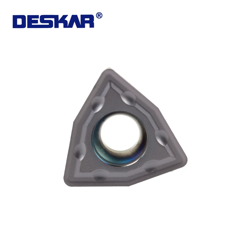 DESKAR Carbide Inserts 10pcs WCMT050308 WCMT06T308 WCMT080412 WCMT030208 WCMT040208 SF LF6018 CNC U Drill Insters
DESKAR Carbide Inserts 10pcs WCMT050308 WCMT06T308 WCMT080412 WCMT030208 WCMT040208 SF LF6018 CNC U Drill Insters