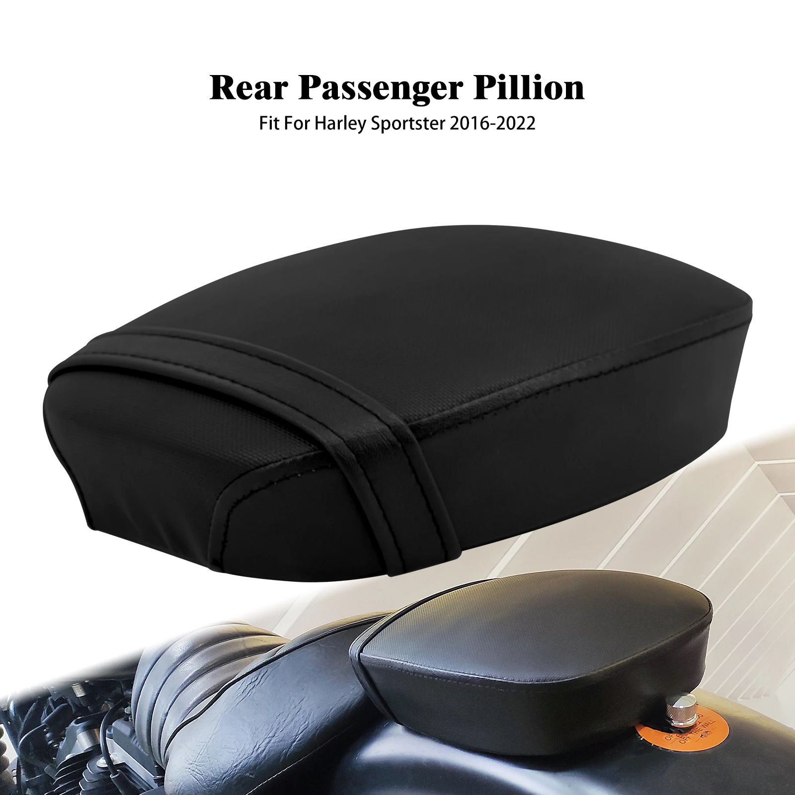 Motorcycle Rear Passenger Seat Pads Cushion Passenger Pillion Saddle For Harley Sportster 48 72 XL 883 Iron 1200 Super Low 16-22
Motorcycle Rear Passenger Seat Pads Cushion Passenger Pillion Saddle For Harley Sportster 48 72 XL 883 Iron 1200 Super Low 16-22