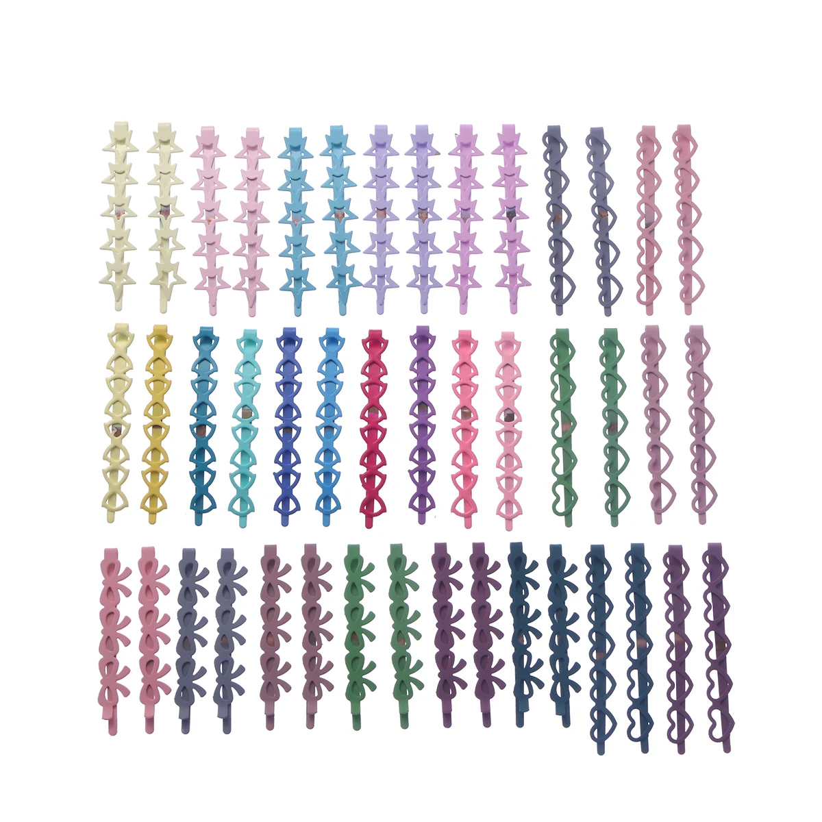 44PCS Bobby Candy Hair Clips Rainbow Hair Metal Barrettes Frosted Paint Styling Clips
44PCS Bobby Candy Hair Clips Rainbow Hair Metal Barrettes Frosted Paint Styling Clips