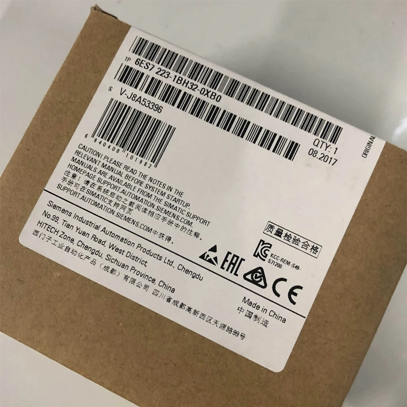 SIEMENS SIMATIC S7-1200 SM 1223 digital input/output 6ES7223-1BH32-0XB0 6ES7223-1PH32-0XB0 6ES7223-1PL32-0XB0
SIEMENS SIMATIC S7-1200 SM 1223 digital input/output 6ES7223-1BH32-0XB0 6ES7223-1PH32-0XB0 6ES7223-1PL32-0XB0