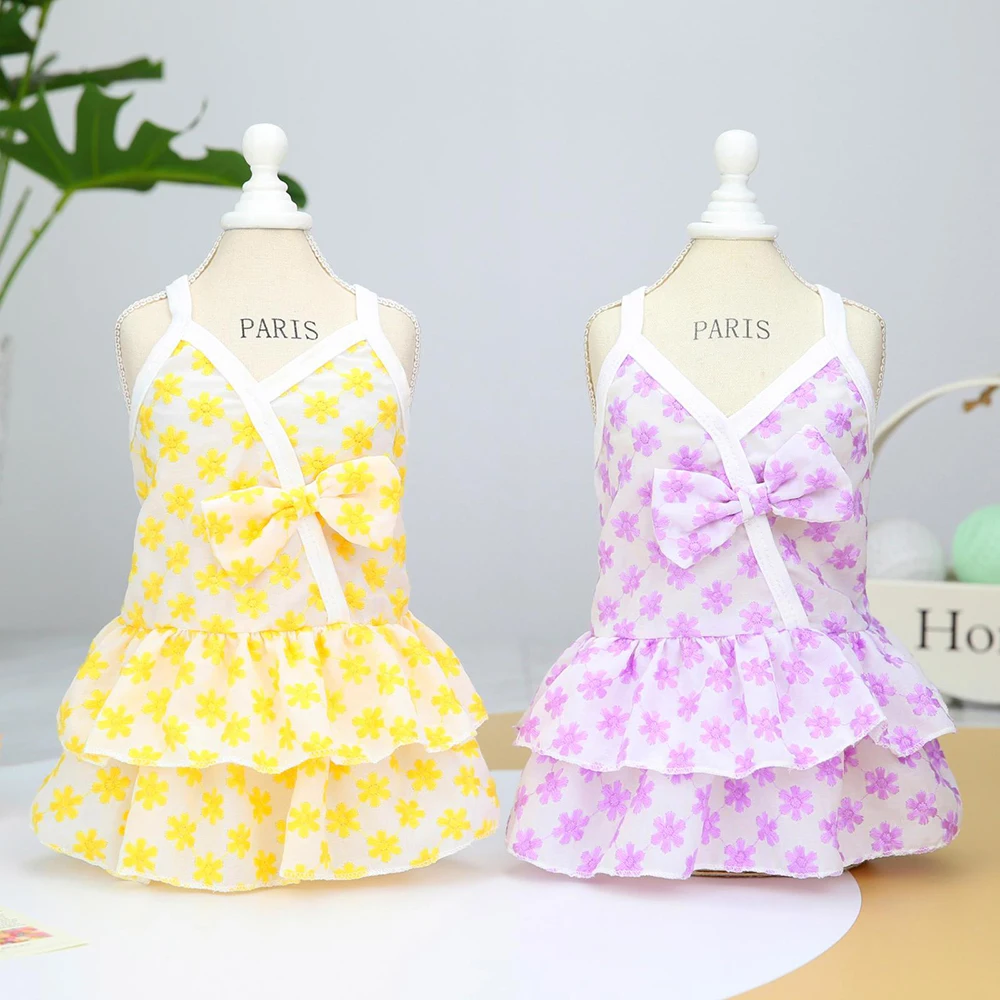 Dogs and Cats Dress Flowers Design Pets Puppy Skirt Spring/Summer Clothes 2 Colors 5 Sizes
Dogs and Cats Dress Flowers Design Pets Puppy Skirt Spring/Summer Clothes 2 Colors 5 Sizes