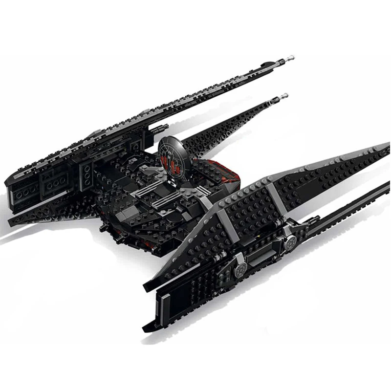 Новинка, Звездный план MOC Kylo Ren, галстук истребитель, глушитель, строительные блоки, кирпичи, игрушки «сделай сам», подарки, подходят для 75179 ...
Новинка, Звездный план MOC Kylo Ren, галстук истребитель, глушитель, строительные блоки, кирпичи, игрушки «сделай сам», подарки, подходят для 75179 ...