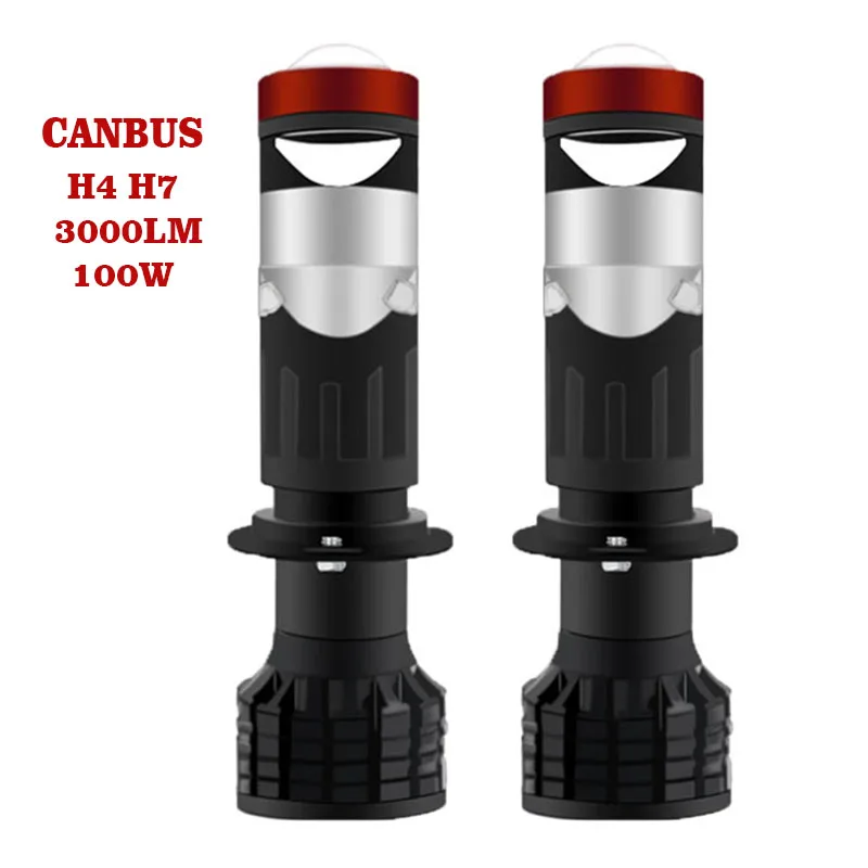 H4 H7 LED Headlight Canbus Car Lamp Mini Projector Lens Automobles Bulb 6500K 10000LM 100W Conversion Kit Hi/Lo Beam 12V/24V LHD
H4 H7 LED Headlight Canbus Car Lamp Mini Projector Lens Automobles Bulb 6500K 10000LM 100W Conversion Kit Hi/Lo Beam 12V/24V LHD