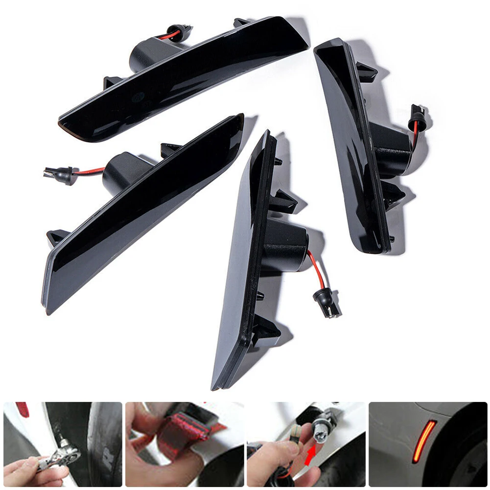 4PCS Front & Rear LED Fender Light Side Marker Light For Chevrolet Camaro 16-21 Car Accessories High Quality Side Marker Lights
4PCS Front & Rear LED Fender Light Side Marker Light For Chevrolet Camaro 16-21 Car Accessories High Quality Side Marker Lights