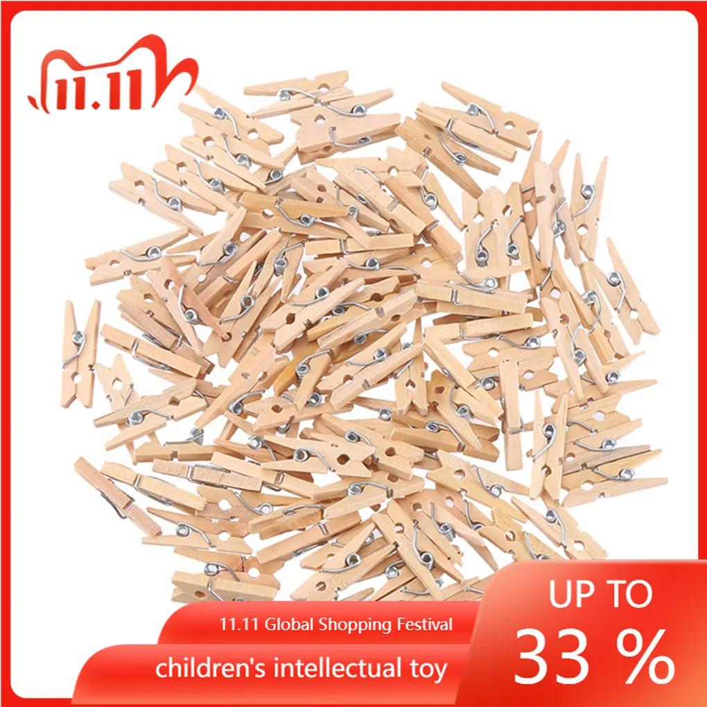 50/100 Pcs Mini 25mm Natural Wooden Clips Photo Clips Clothespin DIY Wedding Party Wooden Clip Clips Pegs Home Accessories
50/100 Pcs Mini 25mm Natural Wooden Clips Photo Clips Clothespin DIY Wedding Party Wooden Clip Clips Pegs Home Accessories