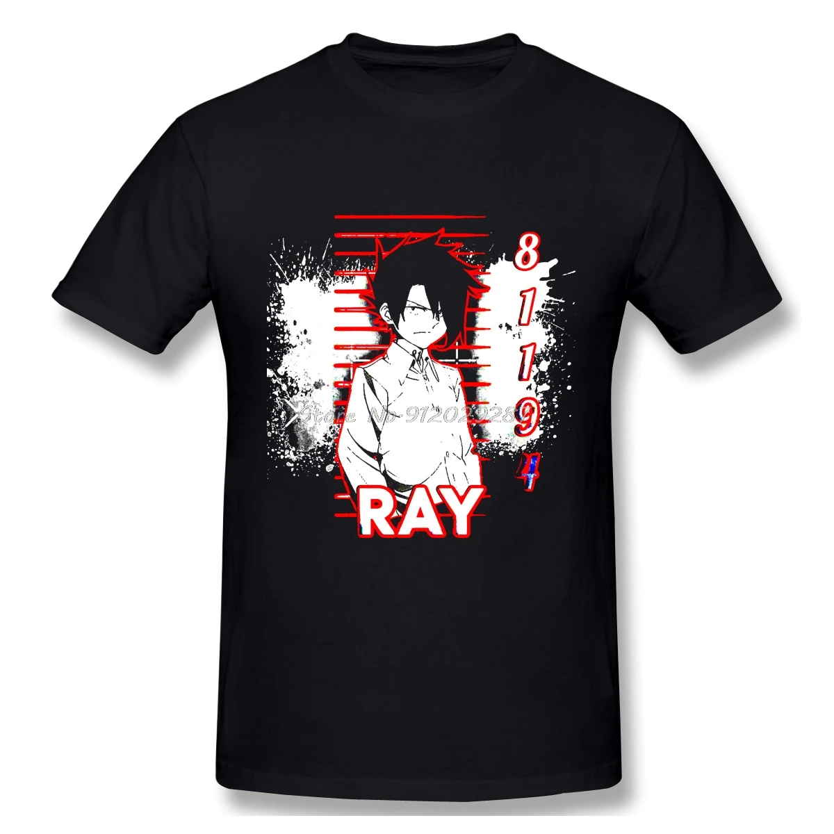 Fashion Ray Clothes Design Anime The Promised Neverland Manga Cotton Camiseta Men T-Shirt Tees Streetwear Harajuku
Fashion Ray Clothes Design Anime The Promised Neverland Manga Cotton Camiseta Men T-Shirt Tees Streetwear Harajuku