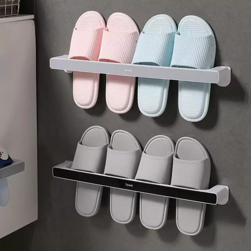Wall Mounted Shoe Rack Foldable Shoes Hanger Slippers Drain Storage Rack Shelf Shoe Hanging Holder Bathroom Organizer
Wall Mounted Shoe Rack Foldable Shoes Hanger Slippers Drain Storage Rack Shelf Shoe Hanging Holder Bathroom Organizer