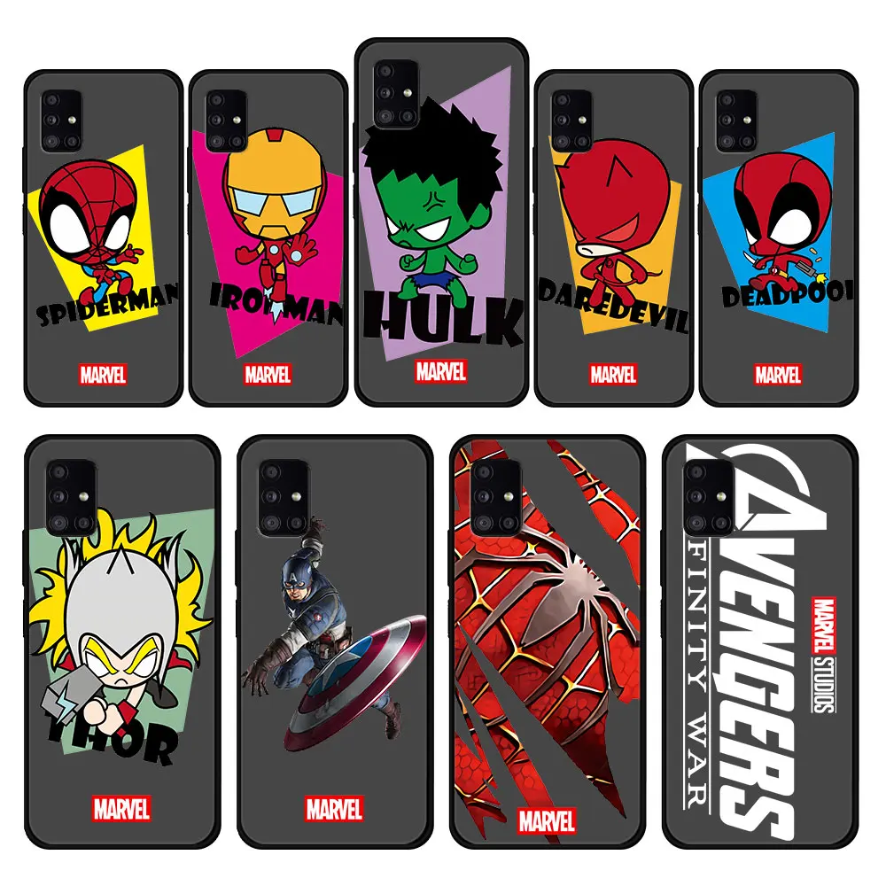 Case Cover for Samsung Galaxy A21s A51 A12 A52 A72 A71 A31 A32 GalaxyA31 Thin Marvel Spiderman Ironman Thor TPU Celular
Case Cover for Samsung Galaxy A21s A51 A12 A52 A72 A71 A31 A32 GalaxyA31 Thin Marvel Spiderman Ironman Thor TPU Celular