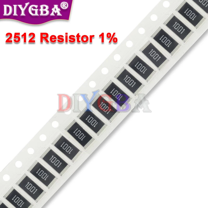 50PCS SMD Resistor 2512 1% 1W 0.1R 0.01R 0.05R 0.001R 0R 1K 2.2K 10K 100K 220K 0R 1R 10R 100R 150R 220R 330R 470R Ohm 0R ~ 10M
50PCS SMD Resistor 2512 1% 1W 0.1R 0.01R 0.05R 0.001R 0R 1K 2.2K 10K 100K 220K 0R 1R 10R 100R 150R 220R 330R 470R Ohm 0R ~ 10M