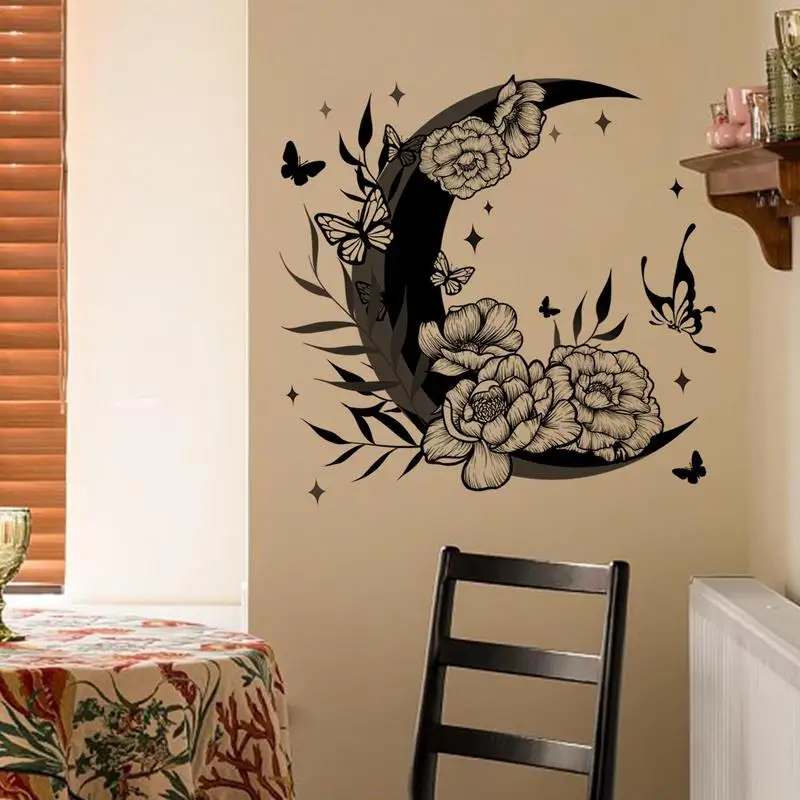 Black Moon Wall Sticker Fade Resistant Bedroom Wall Decor Self Adhesive Wide Range Of Use Decorative Wall Decals For Coffee Shop
Black Moon Wall Sticker Fade Resistant Bedroom Wall Decor Self Adhesive Wide Range Of Use Decorative Wall Decals For Coffee Shop