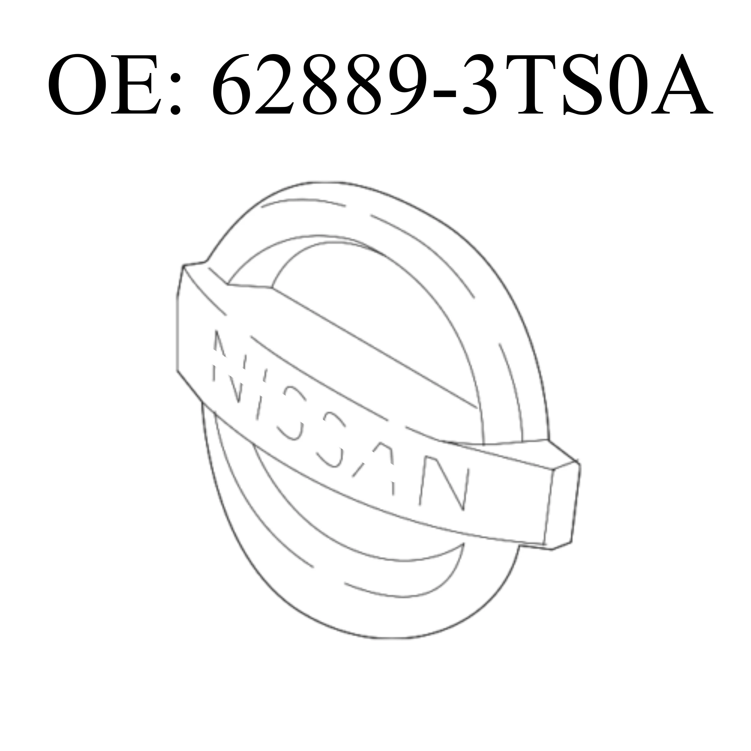 62889-3TS0A OEM Front Bumper Radiator Grille Chrome Logo Emblem Genuine for NISSAN TEANA
62889-3TS0A OEM Front Bumper Radiator Grille Chrome Logo Emblem Genuine for NISSAN TEANA