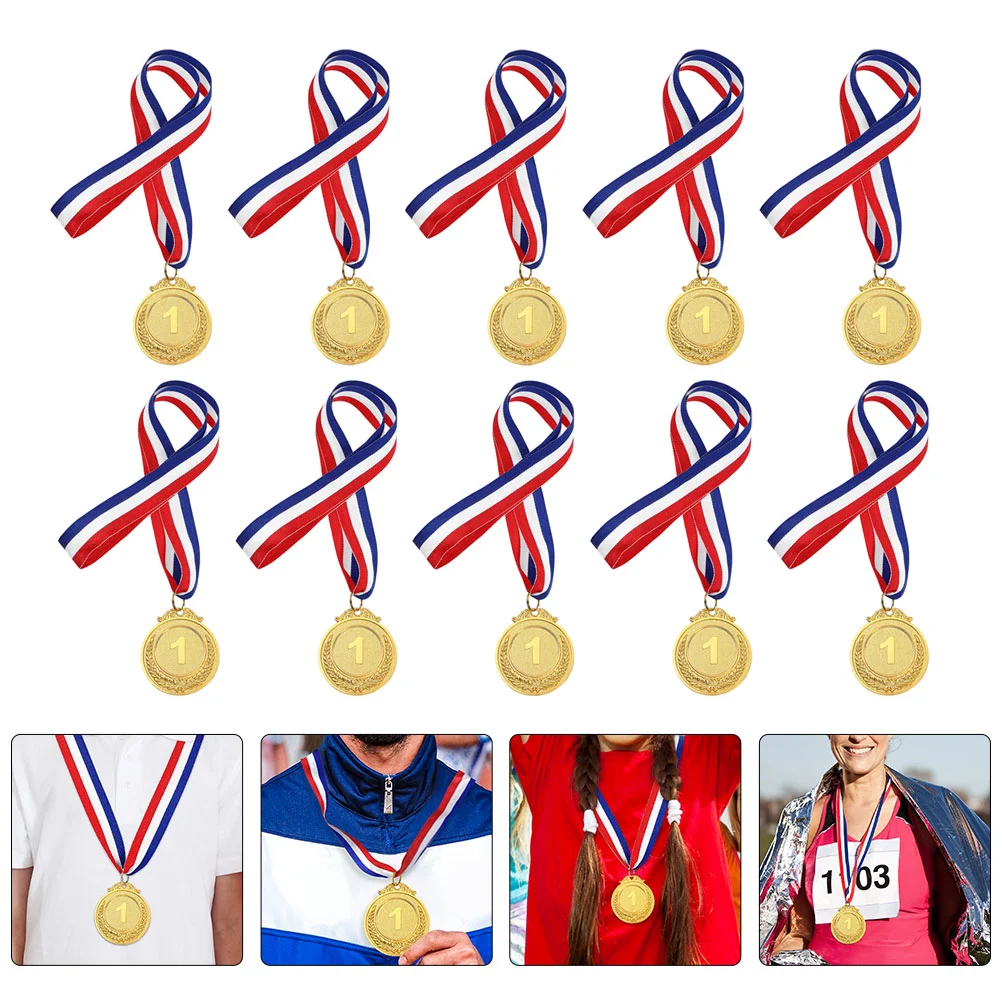 10Pcs Number Golden Medals School Zinc Alloy Medal Children Encouraging Gold Medals
10Pcs Number Golden Medals School Zinc Alloy Medal Children Encouraging Gold Medals
