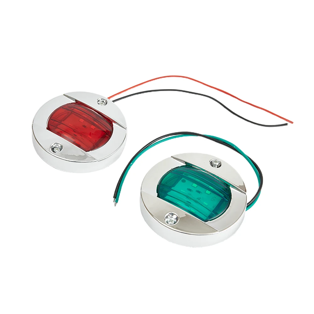 2X Red Green Navigation Boat Light LED 12V Yacht Stern Signal Lamp Marine Lights Waterproof IP68 Universal Boat Light
2X Red Green Navigation Boat Light LED 12V Yacht Stern Signal Lamp Marine Lights Waterproof IP68 Universal Boat Light