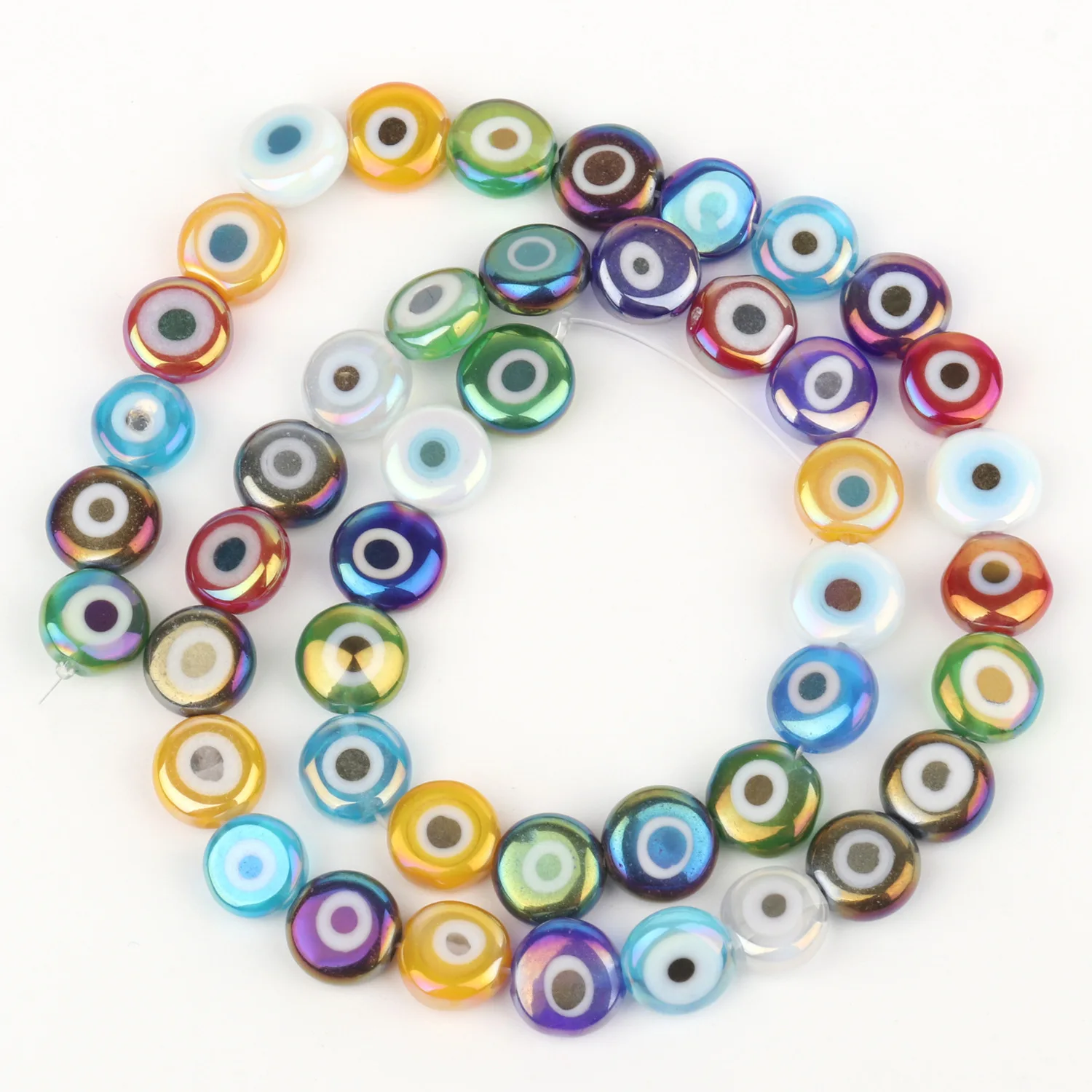 20pcs AB Mixed Color Demon Eye Flat Loose Bead Acrylic DIY Bracelet Semi-finished Jewelry Accessories
20pcs AB Mixed Color Demon Eye Flat Loose Bead Acrylic DIY Bracelet Semi-finished Jewelry Accessories