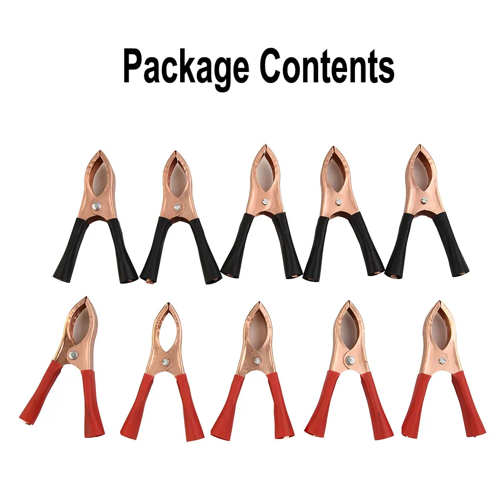 30A Car Alligator Clips Battery Clamps Crocodile Clip Aligator Clips 70mm For Various Electrical Engineering Voltage Testers
30A Car Alligator Clips Battery Clamps Crocodile Clip Aligator Clips 70mm For Various Electrical Engineering Voltage Testers