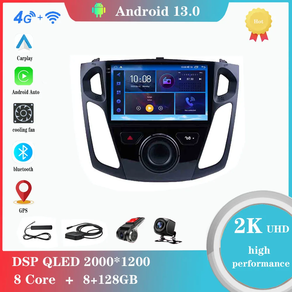Android 12.0 For Ford Focus III 2012 - 2015 Multimedia Player Auto Radio GPS Carplay 4G WiFi DSP Bluetooth
Android 12.0 For Ford Focus III 2012 - 2015 Multimedia Player Auto Radio GPS Carplay 4G WiFi DSP Bluetooth