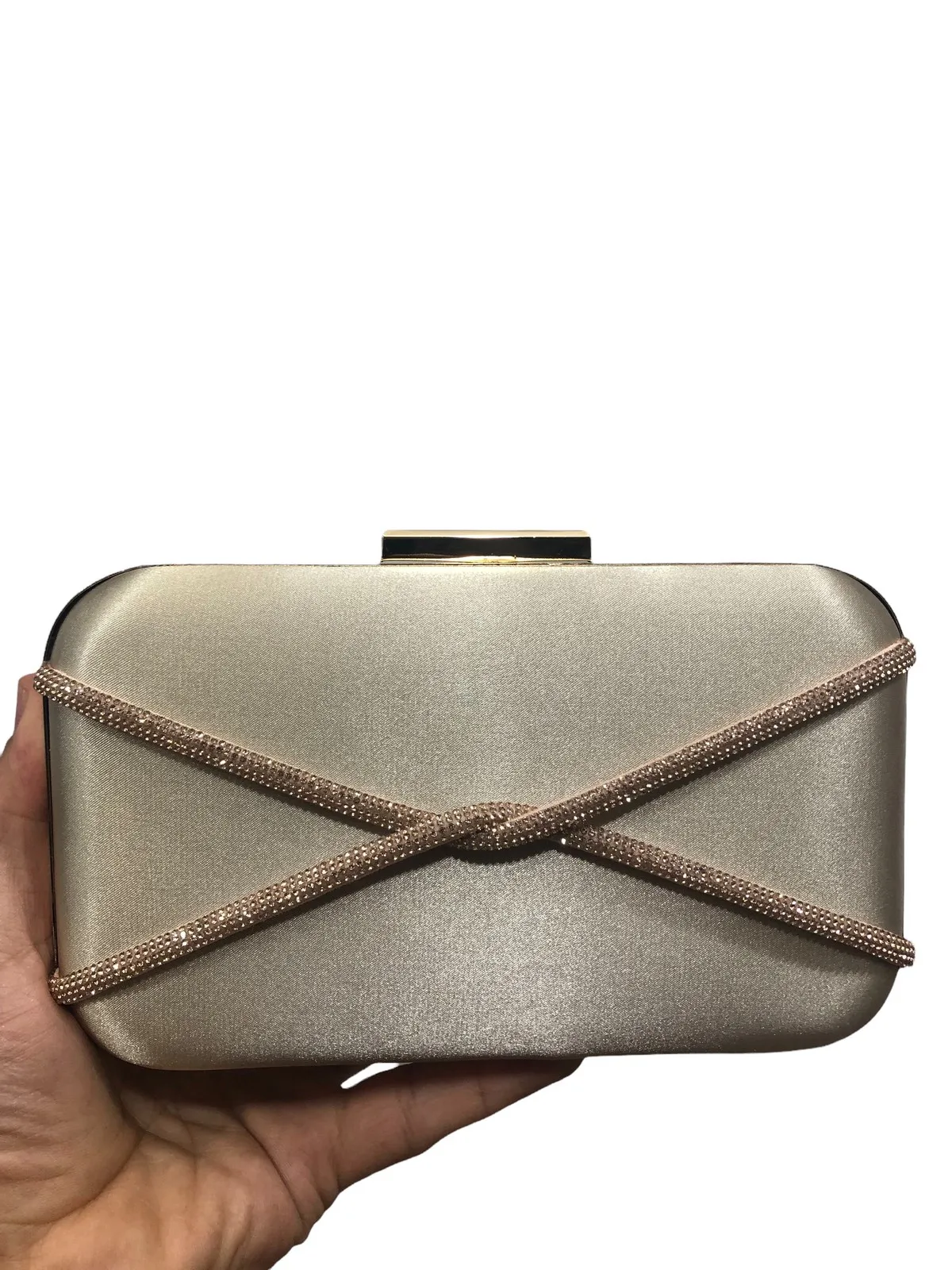 ElizaBell Ten wide case cross stone patterned stone women evening dress bag satin evening dress bag
ElizaBell Ten wide case cross stone patterned stone women evening dress bag satin evening dress bag