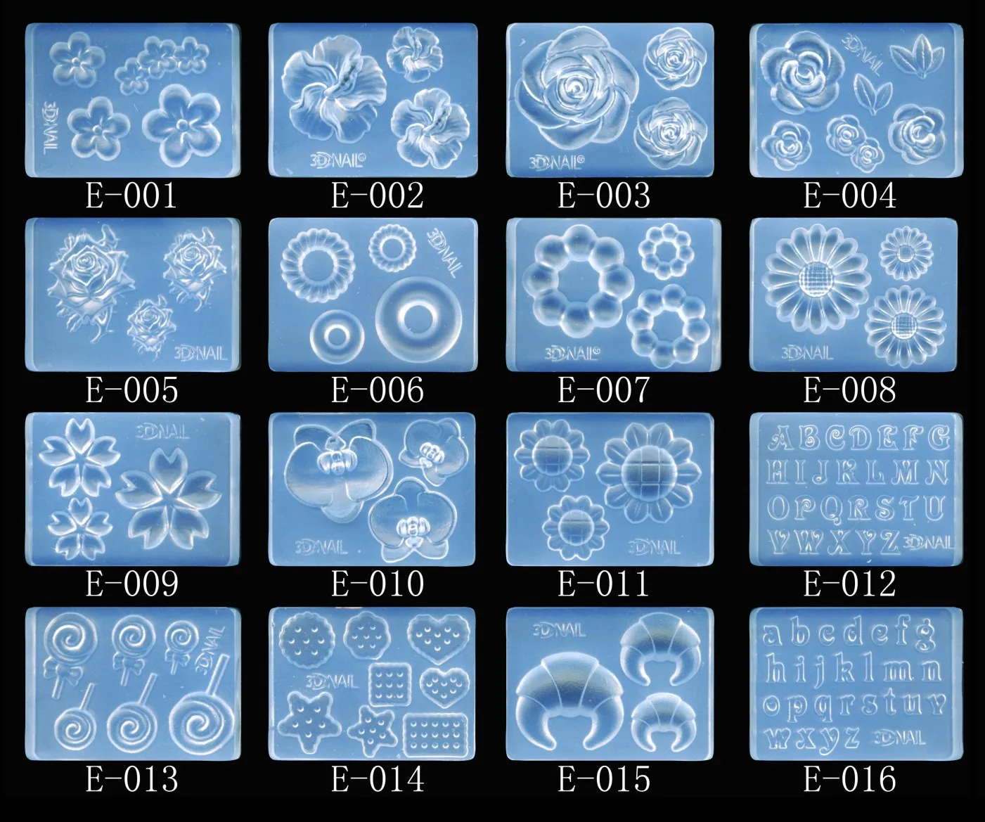 30 Patterns Flower Biscuit Ocean 3D Acrylic Nail Mold Palace Nail Art Decorations DIY Design Silicone Heart Nail Art
30 Patterns Flower Biscuit Ocean 3D Acrylic Nail Mold Palace Nail Art Decorations DIY Design Silicone Heart Nail Art