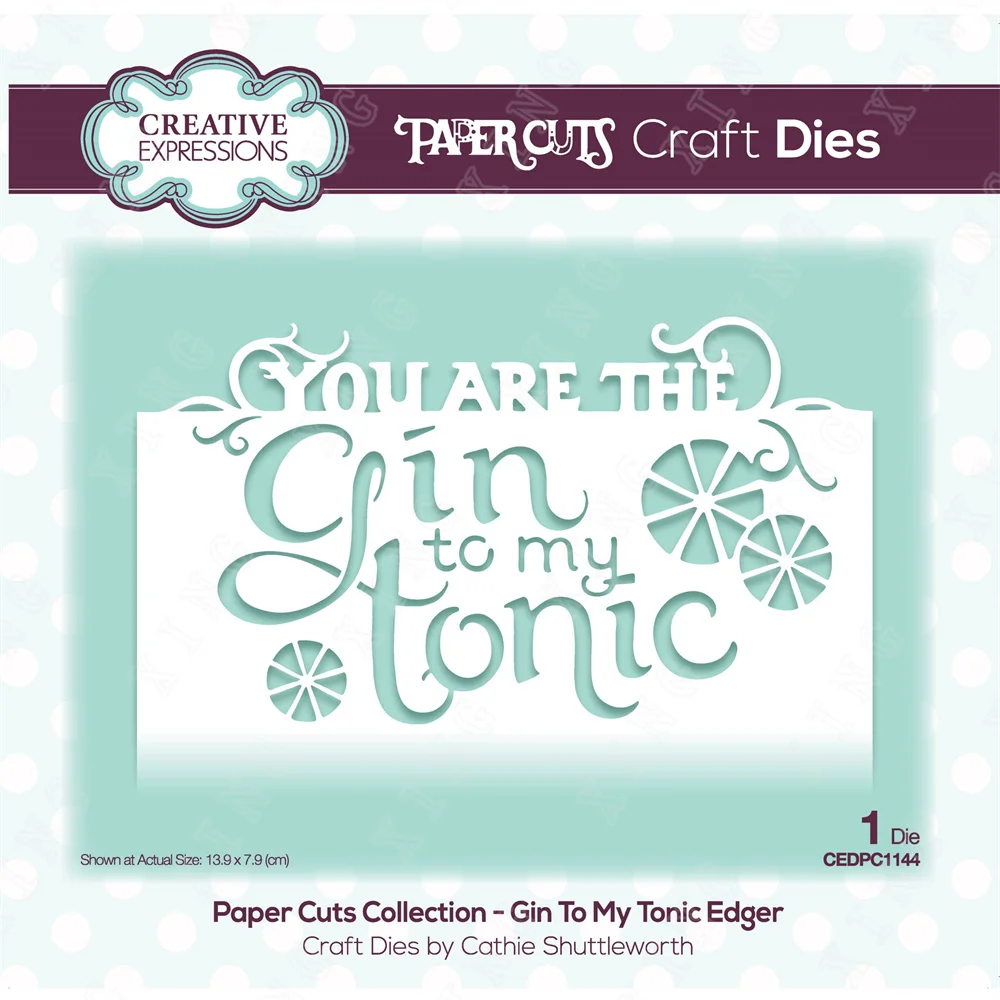 Arrival New Gin to My Tonic Metal Cutting Dies Scrapbook Diary Decoration Stencil Embossing Template Diy Greeting Card Handmade
Arrival New Gin to My Tonic Metal Cutting Dies Scrapbook Diary Decoration Stencil Embossing Template Diy Greeting Card Handmade
