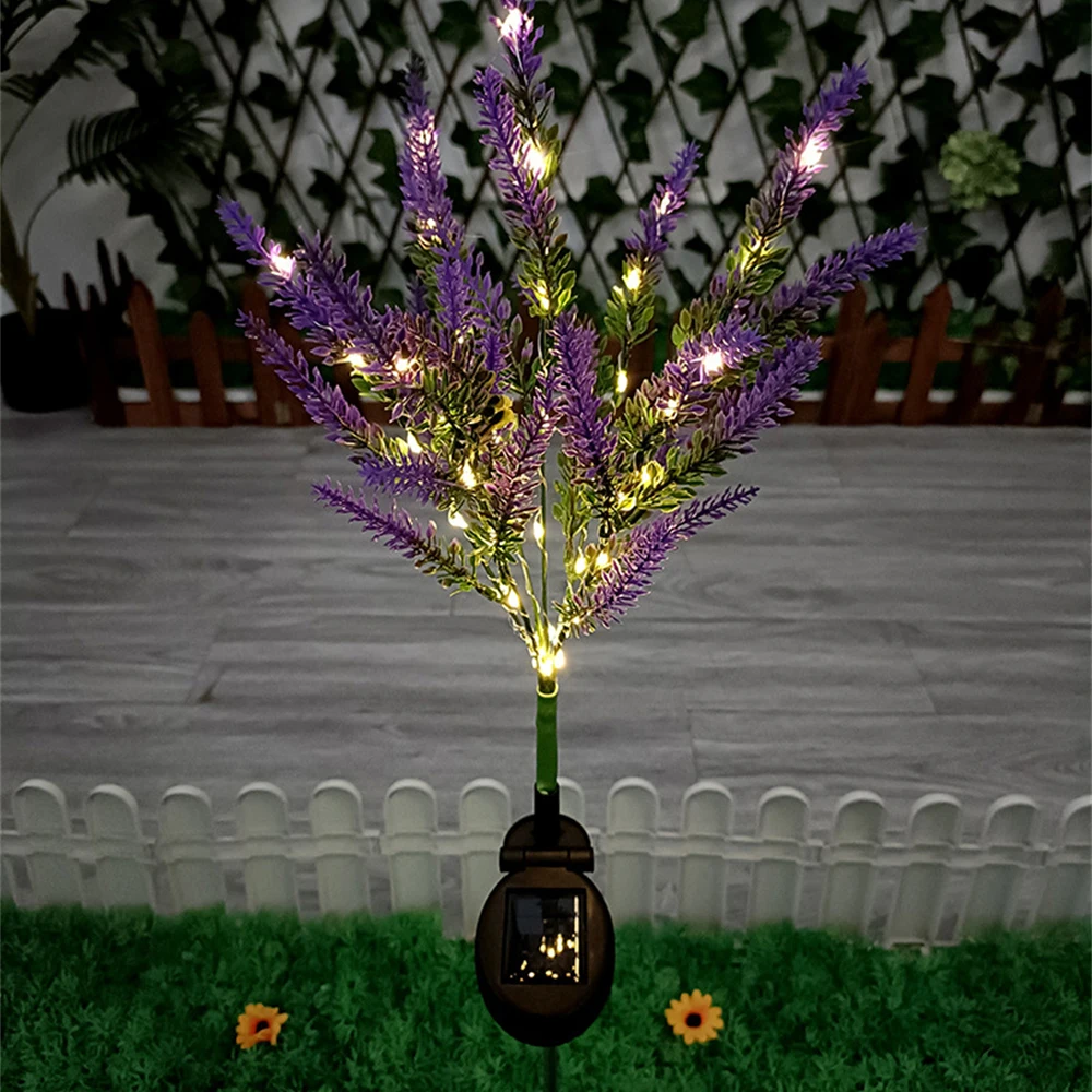 Outdoor Solar LED Lights Solar Lavender Outdoor Courtyard Decoration LED Simulation Garden Lawn With Romantic Atmosphere Lights
Outdoor Solar LED Lights Solar Lavender Outdoor Courtyard Decoration LED Simulation Garden Lawn With Romantic Atmosphere Lights
