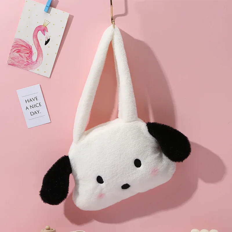 Sanrio аниме плюшевые игрушки Pachacco Мультяшные плюшевые мягкие набитые искусственные подарки для девочек на день рождения сумки через плечо
Sanrio аниме плюшевые игрушки Pachacco Мультяшные плюшевые мягкие набитые искусственные подарки для девочек на день рождения сумки через плечо