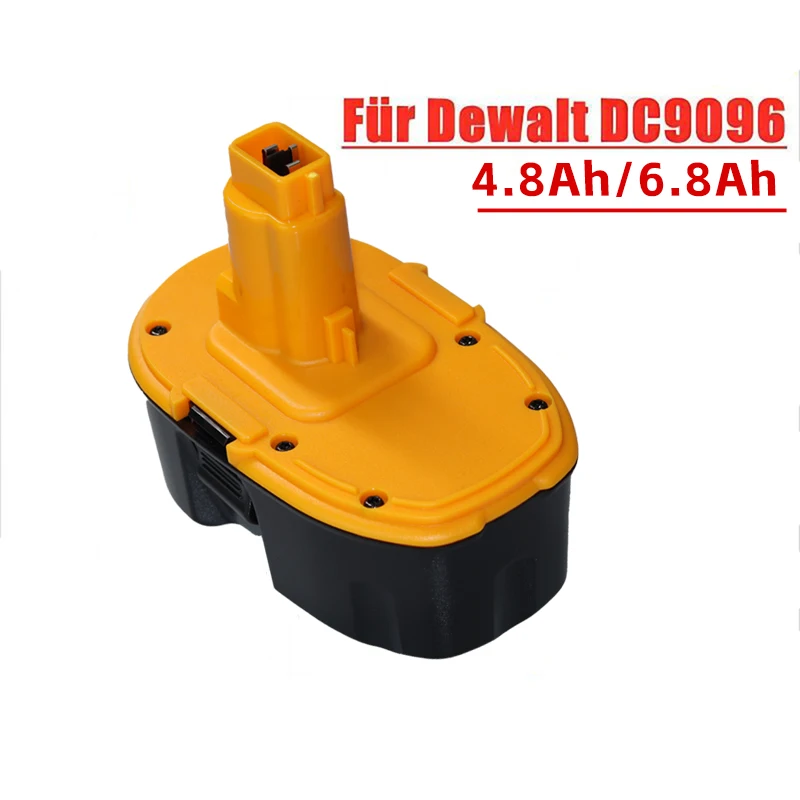 18V 4.8Ah 6.8Ah Replacement Battery for Dewalt DC9096 DE 9503 DW 9095 9096 9098 XRP Cordless Drill Tools Screwdriver Batteries
18V 4.8Ah 6.8Ah Replacement Battery for Dewalt DC9096 DE 9503 DW 9095 9096 9098 XRP Cordless Drill Tools Screwdriver Batteries