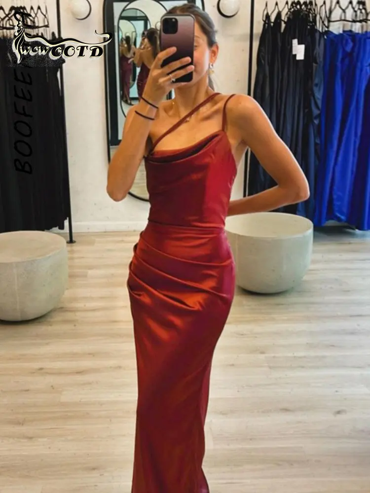 WOWOOTD Y2K Satin Swing Collar Sleeveless Slip One Shoulder Sexy Slit Maxi Dress 2023 New Fashion Evening Party Women Elegant
WOWOOTD Y2K Satin Swing Collar Sleeveless Slip One Shoulder Sexy Slit Maxi Dress 2023 New Fashion Evening Party Women Elegant