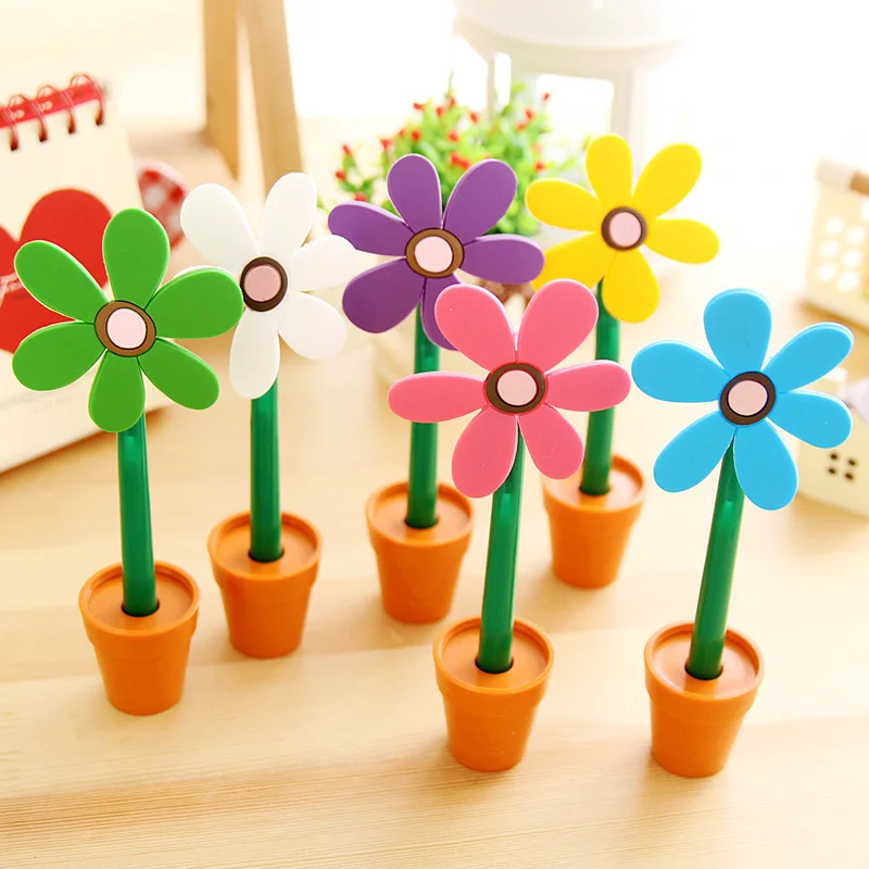 1pcs Stationery Cute Kawaii Potted Plants Sunflower Ballpoint Pen Office School Supply Novel Creative Gift Funny
1pcs Stationery Cute Kawaii Potted Plants Sunflower Ballpoint Pen Office School Supply Novel Creative Gift Funny