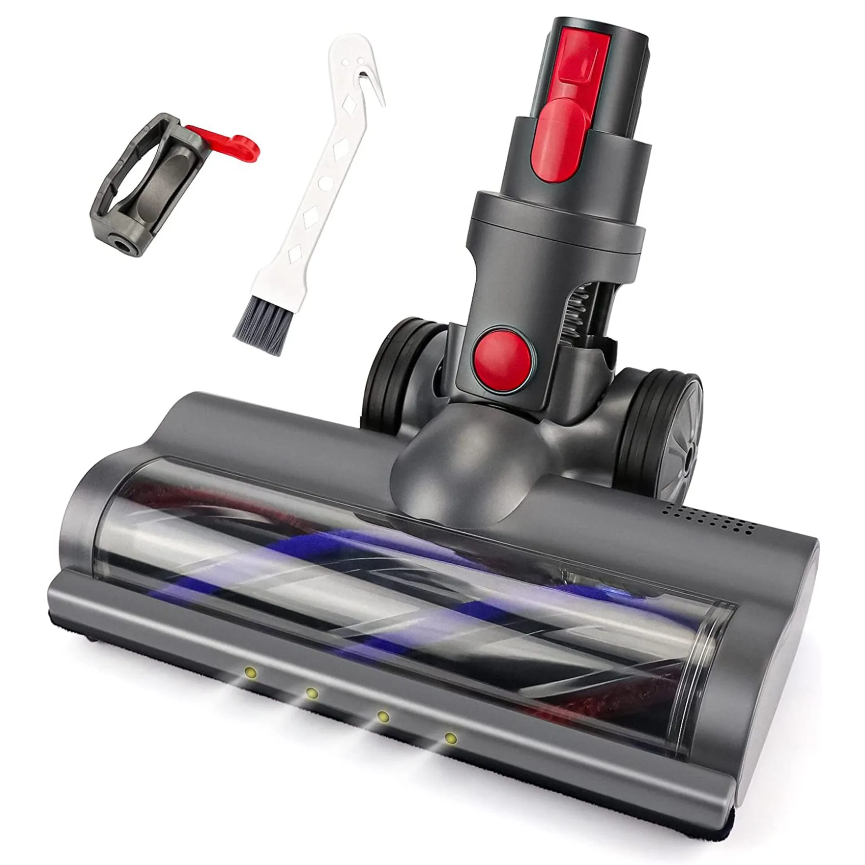 Electric Brush with Direct Drive Brush and Lock Accessories for Dyson V7, V8, V10, V11, SV12, SV14 Vacuum Cleaner
Electric Brush with Direct Drive Brush and Lock Accessories for Dyson V7, V8, V10, V11, SV12, SV14 Vacuum Cleaner